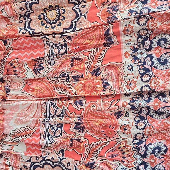 Nurture By Westbound Floral Boho Ruffled Tiered Dress, NWT, Large - Picture 6 of 13